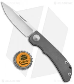 Chris Reeve Impinda Slip Joint Knife Titanium (3.2" Stonewash) -Chris Reeve Store Chris Reeve Impinda SJ Ti SW BHQ 85511 jr bottlecap
