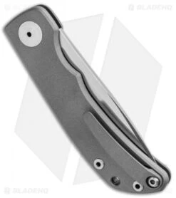 Chris Reeve Impinda Slip Joint Knife Titanium (3.2" Stonewash) -Chris Reeve Store Chris Reeve Impinda SJ Ti SW BHQ 85511 jr side