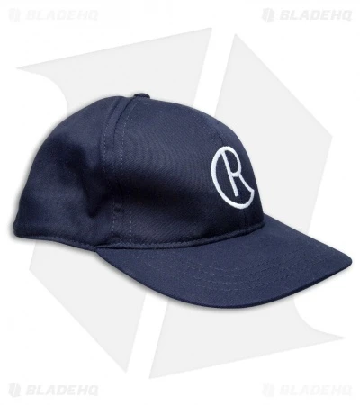 Chris Reeve Knives "CRK" Baseball Cap Navy Blue Flexfit Hat - L/XL 2 Chris Reeve Knives "CRK" Baseball Cap Navy Blue Flexfit Hat - L/XL - Image 2