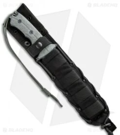 Chris Reeve Knives Green Beret Fixed Blade Knife (7" Black) 9 Chris Reeve Knives Green Beret Fixed Blade Knife (7" Black) -Chris Reeve Store Chris Reeve Knives Green Beret Black GB7 1000 BHQ 92525 jr sheath