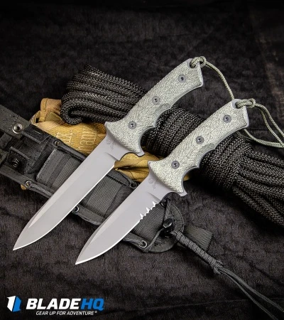 Chris Reeve Knives Green Beret Knife Fixed Blade (5.5" Gray Serr) 7 Chris Reeve Knives Green Beret Knife Fixed Blade (5.5" Gray Serr) - Image 5