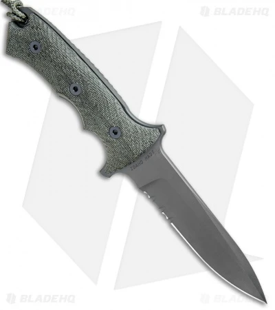 Chris Reeve Knives Green Beret Knife Fixed Blade (5.5" Gray Serr) 4 Chris Reeve Knives Green Beret Knife Fixed Blade (5.5" Gray Serr) - Image 2