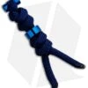 Chris Reeve Knives Large Cord Tie Midnight Lanyard W/ Blue Bead -Chris Reeve Store Chris Reeve Knives Large Cord Tie Midnight Lanyard Blue Bead BHQ 13514 jr