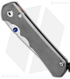 Chris Reeve Knives Large Inkosi Tanto Frame Lock Knife (3.5" Stonewash) CRK -Chris Reeve Store Chris Reeve Knives Large INsingo Tanto FL SW BHQ 88750 jr spine