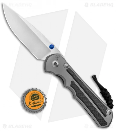 Chris Reeve Knives Large Inkosi Knife Carbon Fiber Inlays (3.5" Stonewash) CRK 6 Chris Reeve Knives Large Inkosi Knife Carbon Fiber Inlays (3.5" Stonewash) CRK - Image 4