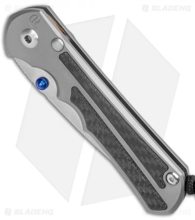 Chris Reeve Knives Large Inkosi Knife Carbon Fiber Inlays (3.5" Stonewash) CRK 4 Chris Reeve Knives Large Inkosi Knife Carbon Fiber Inlays (3.5" Stonewash) CRK - Image 2