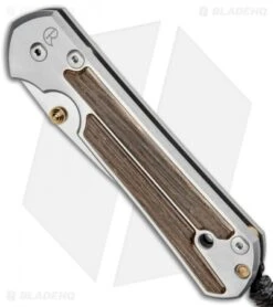 Chris Reeve Large Sebenza 21 Knife W/ Bog Oak Inlays (3.6" Satin) -Chris Reeve Store Chris Reeve Knives Large Sebenza 21 Bog Oak Inlays Satin L21 1082 BHQ 87897 jr spine