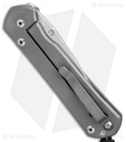 Large Sebenza 21 Unique Graphic Hematite Cobochon Inlay (3.625" Polish) -Chris Reeve Store Chris Reeve Knives Large Sebenza 21 unique graphic Hematite Cobochon Inlay polish BHQ 68911 er side