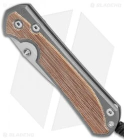 Chris Reeve Large Sebenza 31 MagnaCut Knife Natural Micarta (3.625" Stonewash) -Chris Reeve Store Chris Reeve Knives Large Sebenza 31 FL Natural Micarta SW BHQ 98933 jr spine