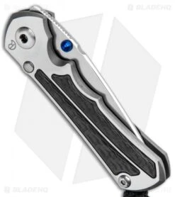 Chris Reeve Knives Left-Hand Small Inkosi Knife CF Inlays (2.75" SW) CRK -Chris Reeve Store Chris Reeve Knives Left Hand Small Inkosi CF Inlays SIN 1009 BHQ 92614 jr side