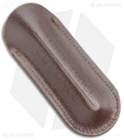 Chris Reeve Mnandi Knife Macassar Ebony Wood (2.75" Satin Plain) -Chris Reeve Store Chris Reeve Knives Mnandi Macassar Ebony Wood Satin BHQ 13195 jr sheath back