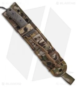 Chris Reeve Knives Pacific Fixed Blade Black Canvas Micarta (6.3" FDE PVD) -Chris Reeve Store Chris Reeve Knives Pacific Black Canvas Micarta FDE PVD BHQ 90353 er sheath