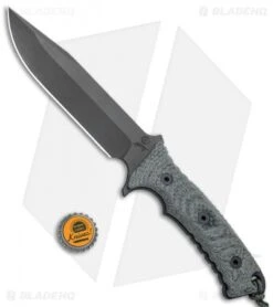 Chris Reeve Knives Pacific Fixed Blade Knife Micarta (6.3" Black) 10 Chris Reeve Knives Pacific Fixed Blade Knife Micarta (6.3" Black) -Chris Reeve Store Chris Reeve Knives Pacific Fixed Micarta Black BHQ 92887 jr bottlecap