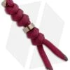 Chris Reeve Knives Small Burgundy Cord Tie Lanyard W/ Gold Bead