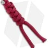 Chris Reeve Knives Small Burgundy Cord Tie Lanyard W/ Silver Pin -Chris Reeve Store Chris Reeve Knives Small Burgundy Cord Tie Lanyard Silver Pin BHQ 113230 jr