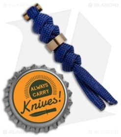 Chris Reeve Knives Small Sebenza 21 Lanyard Blue W/ Gold Pin 5 Chris Reeve Knives Small Sebenza 21 Lanyard Blue W/ Gold Pin -Chris Reeve Store Chris Reeve Knives Small Sebenza 21 Lanyard Blue Gold Pin BHQ 95346 jr bottlecap