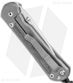 Chris Reeve Small Sebenza 31 Knife Black Micarta Double Lug (2.94" Stonewash) -Chris Reeve Store Chris Reeve Knives Small Sebenza 31 Black Micarta SW BHQ 98979 jr side