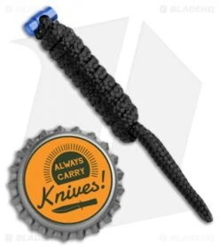 Chris Reeve Store -Chris Reeve Store Chris Reeve Knives Small Sebenza Lanyard Black Blue Pin BHQ 85544 er bottlecap