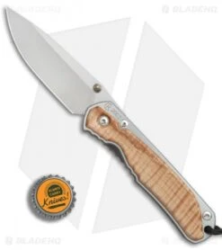 Chris Reeve L21 Annual 2003 Knife Curly Maple (3.625" Satin) -Chris Reeve Store Chris Reeve L21 Annual 2003 knife curly maple satin BHQ 75583 er bottlecap