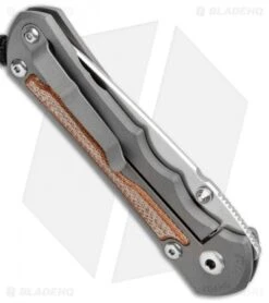 Chris Reeve Knives Large Inkosi Tanto LH Frame Lock Knife Micarta (3.5" SW) CRK -Chris Reeve Store Chris Reeve LH Large Inkosi Tanto FL Micarta SW BHQ 88754 jr side