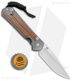 Chris Reeve LH Small Sebenza 21 Drop Point Natural Micarta Inlays (2.9" SW) -Chris Reeve Store Chris Reeve LH Small Sebenza 21 DP Natural Micarta Inlays SW S21 1263 BHQ 94343 jr bottlecap