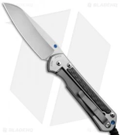 Chris Reeve Large Sebenza 21 Insingo Knife Left-Hand W/ CF Inlays (3.6" SW) -Chris Reeve Store Chris Reeve Large SEbenza 21 Insingo Left Handed CF SW BHQ 51317 jr 2