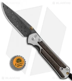 Chris Reeve Large Sebenza 21 Knife W/ Bog Oak Inlays (3.625" Raindrop Damascus) -Chris Reeve Store Chris Reeve Large Sebenza 21 Bog Oak Inlays Raindrop Damascus BHQ 87901 er bottlecap