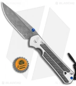 Chris Reeve Large Sebenza 21 Knife W/ Carbon Fiber Inlays (3.625" Raindrop Dam) -Chris Reeve Store Chris Reeve Large Sebenza 21 CF Inlays Raindrop Damascus L21 1206 BHQ 108523 jr bottlecap