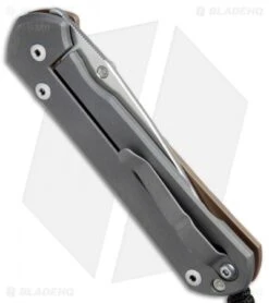 Chris Reeve Large Sebenza 21 Knife CGG Cross Hatch Bronze (3.625" Stonewash) -Chris Reeve Store Chris Reeve Large Sebenza 21 CGG Cross Hatch Bronze SW BHQ 67731 jr side