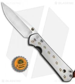 Chris Reeve Large Sebenza 21 Knife CGG Gold Paw Prints (3.625" Satin) *Used* -Chris Reeve Store Chris Reeve Large Sebenza 21 Gold Paw Prints BHQ 70979 jr bottlecap