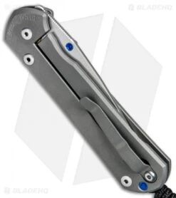 Chris Reeve Large Sebenza 21 Graphic Blue Sapphire Cabochon (Satin) 1/11/2018 -Chris Reeve Store Chris Reeve Large Sebenza 21 Graphic Blue Sapphire Cabochon Satin BHQ 82737 jr side