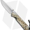 Chris Reeve Large Sebenza 21 Knife CGG Gold Hex (3.625" Stonewash) -Chris Reeve Store Chris Reeve Large Sebenza 21 Hex Gold BHQ 67727 jr