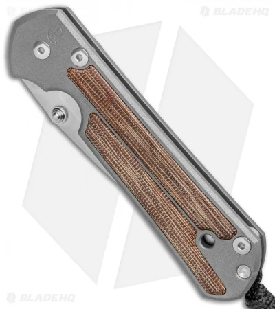 Chris Reeve Large Sebenza 21 Knife W/ Natural Micarta Inlays (3.625" Satin) 4 Chris Reeve Large Sebenza 21 Knife W/ Natural Micarta Inlays (3.625" Satin) - Image 2