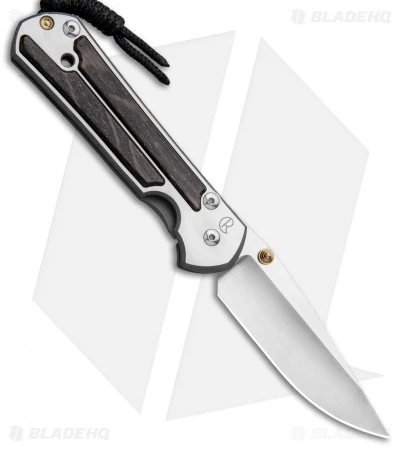 Chris Reeve Large Sebenza 21 Left-Hand Knife W/ Bog Oak Inlays (3.6" Satin) 3 Chris Reeve Large Sebenza 21 Left-Hand Knife W/ Bog Oak Inlays (3.6" Satin)