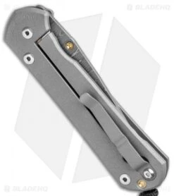 Chris Reeve Large Sebenza 21 Knife Unique Graphic W/Cabochon (Ladder Damascus) -Chris Reeve Store Chris Reeve Large Sebenza 21 Unique Graphic Cabochon Ladder Damascus BHQ 109163 jr side