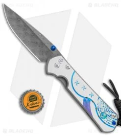 Chris Reeve Large Sebenza 21 Knife Unique Graphic W/Opal Mosaic (Raindrop Dam) -Chris Reeve Store Chris Reeve Large Sebenza 21 Unique Graphic Opal Mosaic Raindrop Damascus BHQ 109164 jr bottlecap