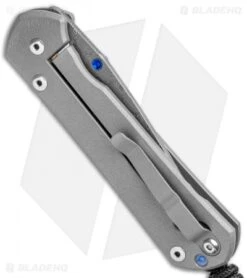 Chris Reeve Large Sebenza 21 Knife Unique Graphic W/Opal Mosaic (Raindrop Dam) -Chris Reeve Store Chris Reeve Large Sebenza 21 Unique Graphic Opal Mosaic Raindrop Damascus BHQ 109164 jr side