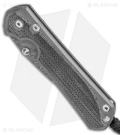 Chris Reeve Large Sebenza 31 Black Micarta (3.6" Boomerang Damascus) -Chris Reeve Store Chris Reeve Large Sebenza 31 Black Micarta 3.625 Boomerang Dam L31 1202 BHQ 121098 LS Spine 2