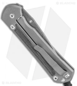 Chris Reeve Large Sebenza 31 Black Micarta (3.6" Boomerang Damascus) -Chris Reeve Store Chris Reeve Large Sebenza 31 Black Micarta 3.625 Boomerang Dam L31 1202 BHQ 121098 LS Spine