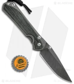 Chris Reeve Left-Hand Large Sebenza 31 Black Micarta (3.625" Boomerang Dam.) -Chris Reeve Store Chris Reeve Large Sebenza 31 Black Micarta Boomerang Damascus Left Hand BHQ 118014 jr bottlecap