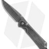 Chris Reeve Large Sebenza 31 Knife Black Micarta (2.94" Ladder Damascus)