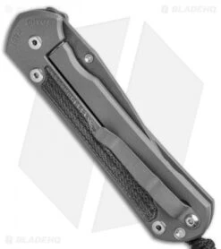 Chris Reeve Large Sebenza 31 Knife Black Micarta (2.94" Ladder Damascus) -Chris Reeve Store Chris Reeve Large Sebenza 31 Black Micarta Ladder Damascus BHQ 98939 LS Side