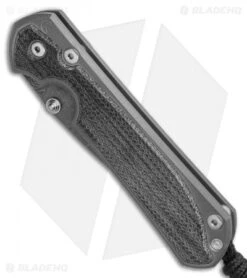 Chris Reeve Large Sebenza 31 Knife Black Micarta (2.94" Ladder Damascus) -Chris Reeve Store Chris Reeve Large Sebenza 31 Black Micarta Ladder Damascus BHQ 98939 LS Spien