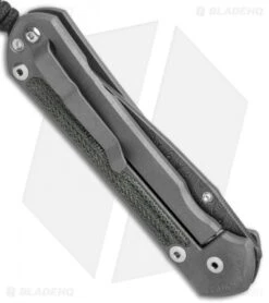 Chris Reeve Left Hand Large Sebenza 31 Black Micarta Ladder Damascus -Chris Reeve Store Chris Reeve Large Sebenza 31 Black Micarta Ladder Damascus Left Hand BHQ 98940 jr side