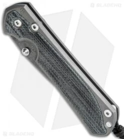 Chris Reeve Large Sebenza 31 Black Micarta (3.6" Raindrop Damascus) -Chris Reeve Store Chris Reeve Large Sebenza 31 Black Micarta Raindrop Damascus BHQ 98946 jr spine