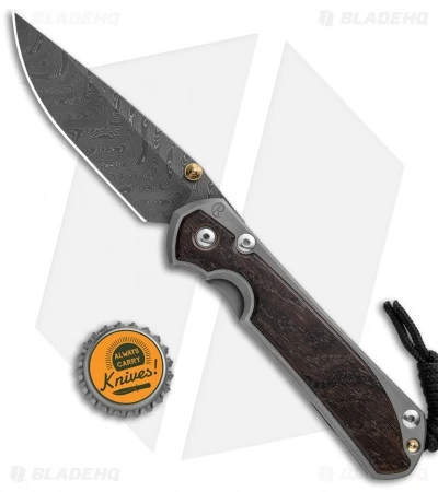 Chris Reeve Large Sebenza 31 Bog Oak Double Lug (3.625" Boomerang Damascus) 6 Chris Reeve Large Sebenza 31 Bog Oak Double Lug (3.625" Boomerang Damascus) - Image 4