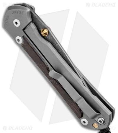 Chris Reeve Large Sebenza 31 Bog Oak Double Lug (3.625" Boomerang Damascus) 5 Chris Reeve Large Sebenza 31 Bog Oak Double Lug (3.625" Boomerang Damascus) - Image 3