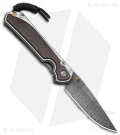 Chris Reeve Large Sebenza 31 LH Bog Oak (3.6" Damascus)