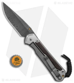 Chris Reeve Large Sebenza 31 LH Bog Oak (3.6" Damascus) -Chris Reeve Store Chris Reeve Large Sebenza 31 Bog Oak Ladder Damascus Left Hand BHQ 98953 td size