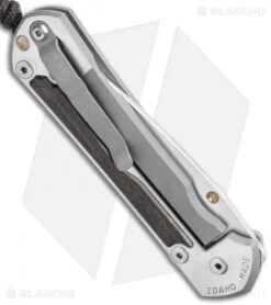 Chris Reeve Left-Hand Large Sebenza 31 Knife Bog Oak (3.625" Satin) -Chris Reeve Store Chris Reeve Large Sebenza 31 Bog Oak Left Hand BHQ 98949 LS Side